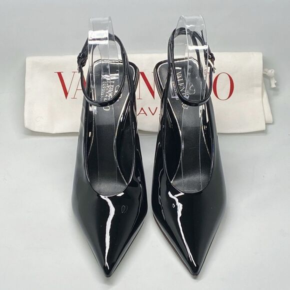 Valentino Garavani One Stud Patent Leather Pumps size 37 - Picture 12 of 14